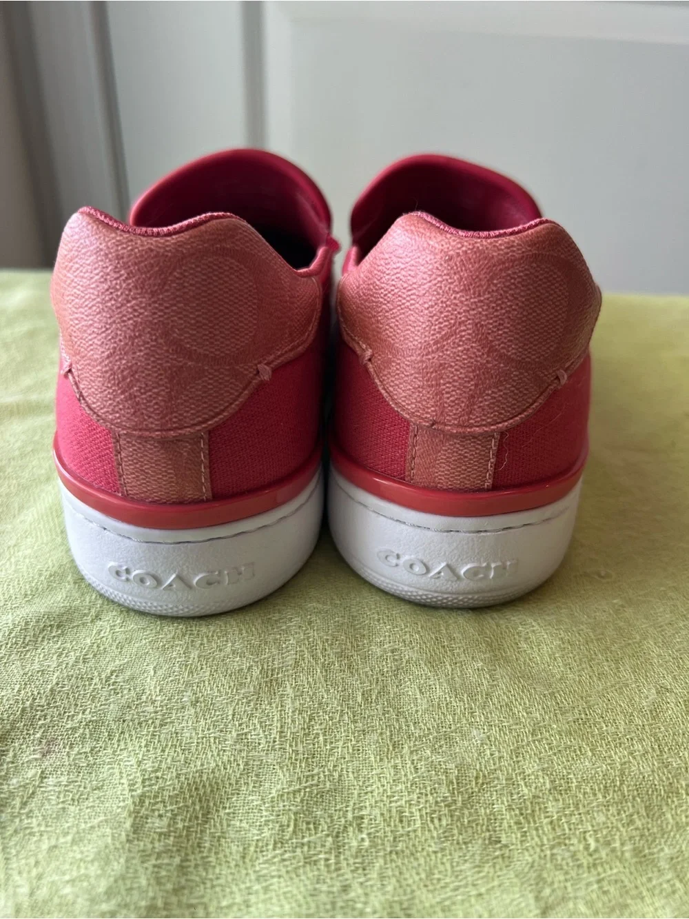 Coach Walker Slip-On Canvas Sneakers. Size 8